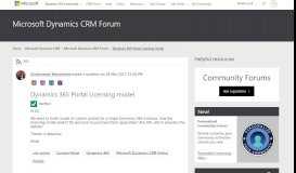 
							         Dynamics 365 Portal Licensing model - Microsoft Dynamics CRM ...								  
							    