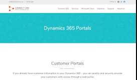 
							         Dynamics 365 Portals – Connect CRM								  
							    