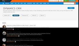 
							         Dynamics CRM Blogs - C# Corner								  
							    