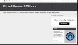 
							         Dynamics CRM/Dynamics 365 Admin Center is missing - Microsoft ...								  
							    