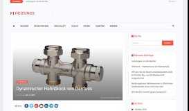 
							         Dynamischer Hahnblock von Danfoss - Das Online-Portal für ...								  
							    