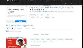 
							         Dyncorp tls intl timesheet login Results For Websites Listing								  
							    