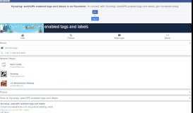 
							         Dynotag: web/GPS enabled tags and labels - Home | Facebook								  
							    