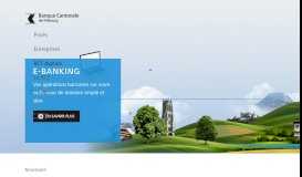 
							         e-banking | BCF - Banque Cantonale de Fribourg								  
							    