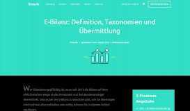 
							         E-Bilanz: Definition, Taxonomien und Übermittlung – firma.de								  
							    