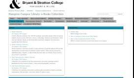 
							         e-Books Collection - Hampton Campus Library - LibGuides at ...								  
							    