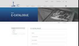 
							         e-Catalogue - Machine Tool Division								  
							    