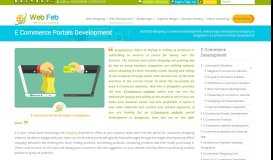 
							         E-commerce Portal Design and Development in Bangalore								  
							    