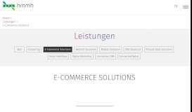 
							         E-Commerce Solutions | Intelligente Shop-Lösungen für B2B & B2C								  
							    