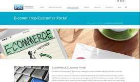 
							         E-commerce/Customer Portal - Profit Solutions International								  
							    