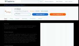 
							         e-days Reviews and Pricing - 2020 - Capterra								  
							    