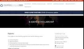 
							         E-Days Scholarship - Student Activities								  
							    