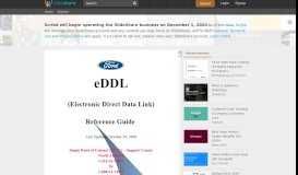 
							         E Ddl Reference Guide (4) - SlideShare								  
							    