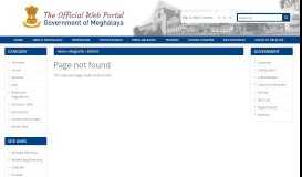 
							         e-District Services - Meghalaya State Portal								  
							    
