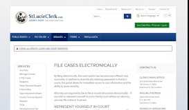 
							         E-File Cases - St. Lucie County Clerk								  
							    