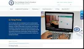
							         E-Filing Portal - Caribbean Court of Justice								  
							    