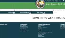 
							         E-Filing Portal | Clay County Clerk of the Circuit Court								  
							    