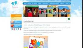 
							         e-Games Portal - Singapore Children's Society								  
							    