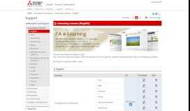 
							         e-learning courses (English) Education and support | MITSUBISHI ...								  
							    