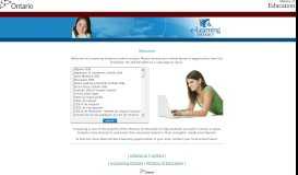 
							         e-Learning Ontario: Online Courses								  
							    