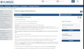 
							         E-Learning Portal Login Instructions | Portal								  
							    