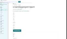 
							         e learning project report | Use Case (8.3K views) - Scribd								  
							    