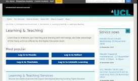 
							         E-Learning services for staff | Information Services Division - UCL ...								  
							    