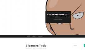 
							         E-learning Tools~ | Farahanieeheart								  
							    
