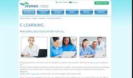 
							         E Learning Training - Sysmex								  
							    