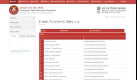 
							         E-mail Addresses Directory | Employee's State ... - ESIc								  
							    