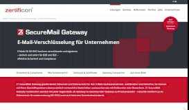 
							         E-Mail-Verschlüsselung für Unternehmen – DSGVO konform - Zertificon								  
							    