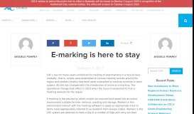 
							         E-marking is here to stay | Caribbean Examinations Council - CXC								  
							    
