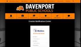 
							         E-Notes Subscription Portal Account ... - Davenport Public Schools								  
							    