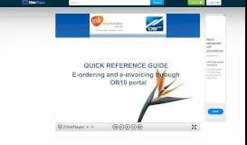 
							         E-ordering and e-invoicing through OB10 portal - ppt download								  
							    