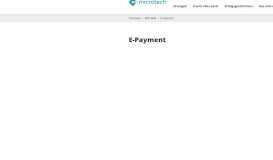 
							         E-Payment - einfach erklärt und zusammengefasst | microtech.de								  
							    