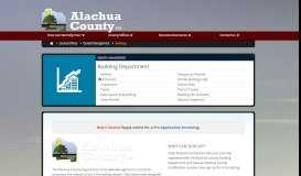 
							         E-Permits - Alachua County Growth Management								  
							    