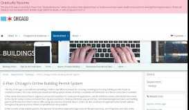 
							         E-Plan: Chicago's Online Building Permit System - City of Chicago								  
							    