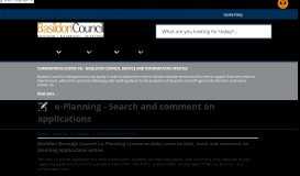 
							         e-Planning - Search and track planning ... - Basildon Council								  
							    