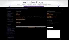 
							         E-Portal | High Point University | High Point, NC								  
							    