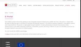
							         E-portal of the EC Horizon 2020 InGRID-2 project | InGRID								  
							    