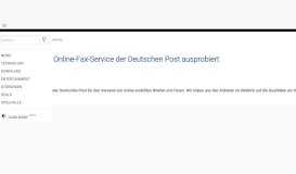 
							         E-Post im Test: Online-Fax-Service der Deutschen Post ausprobiert ...								  
							    