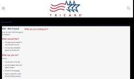 
							         e-Profile | Womack Army Medical Center - Tricare								  
							    