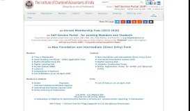 
							         e-Services - ICAI - The Institute of Chartered Accountants of ...								  
							    