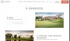
							         E-Services | Jumeirah Golf Estates								  
							    