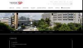 
							         E-Services - Singapore Polytechnic								  
							    