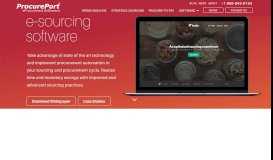 
							         e-Sourcing software | Strategic Sourcing - ProcurePort								  
							    
