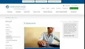 
							         E-Statements - Northwest Bank								  
							    