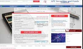 
							         E-Trading Portal:: APT Sec & Funds Ltd								  
							    