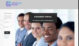 
							         E Training Portal								  
							    