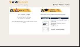 
							         E-Training - Uniontown Hospital Remote Access Portal								  
							    